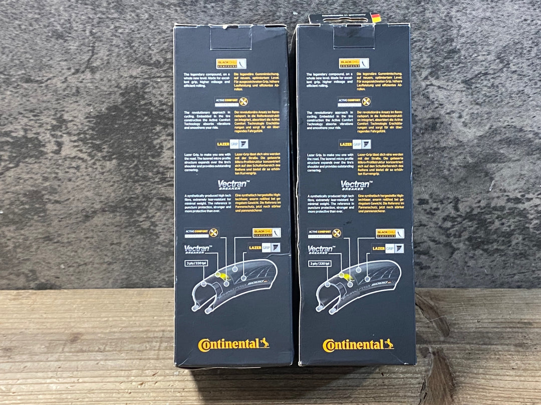 KB194 コンチネンタル Continental GrandPrix5000 クリンチャータイヤ 700x25C 2本セット