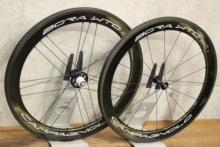 カンパニョーロ CAMPAGNOLO ボーラ BORA WTO 60 AC3 シマノ 11/12S カーボン チューブレス ホイールセット【福岡店】