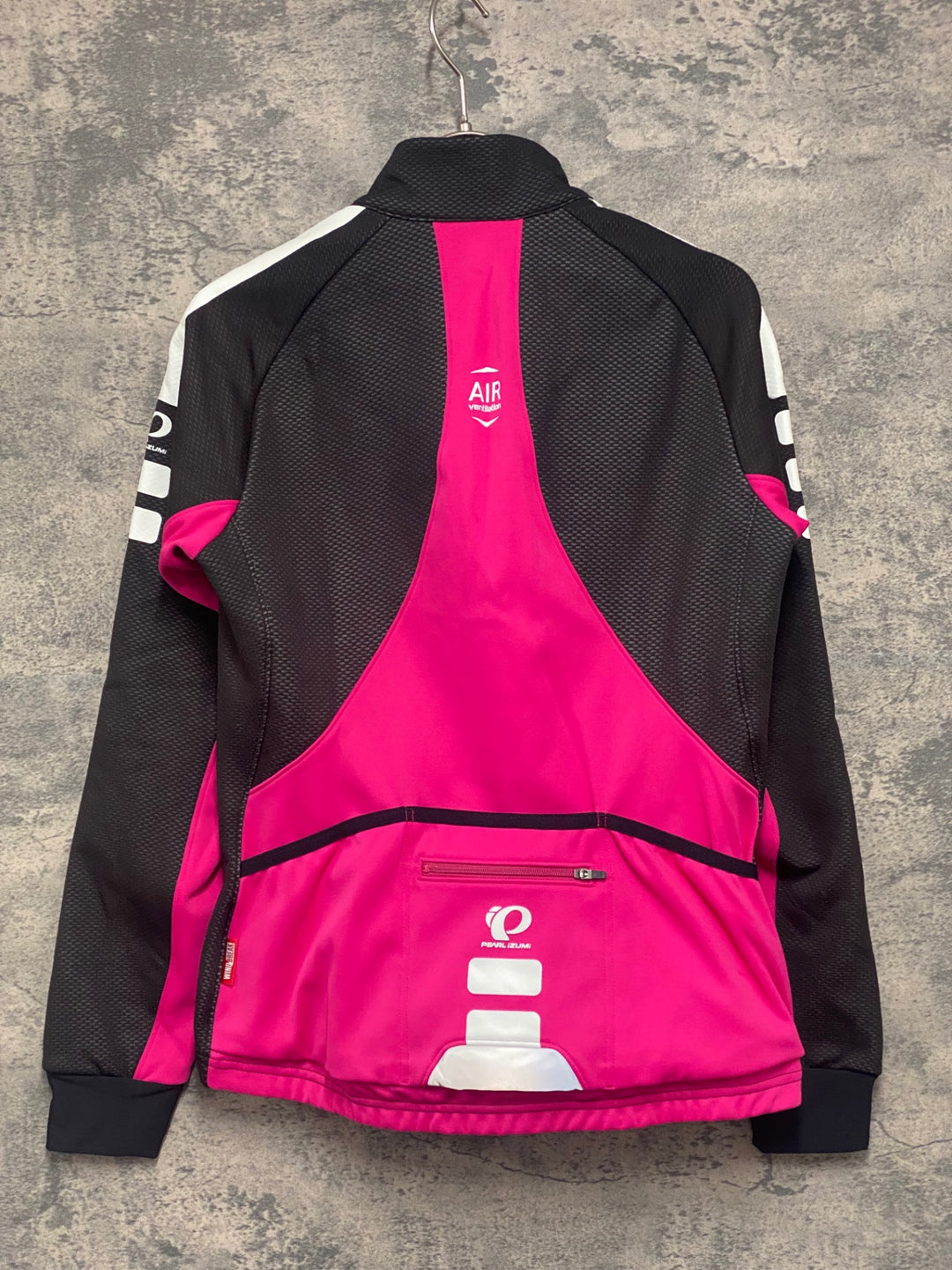 JX138 パールイズミ PEARL iZUMi 長袖 サイクルジャケット 黒 白 M 裏起毛