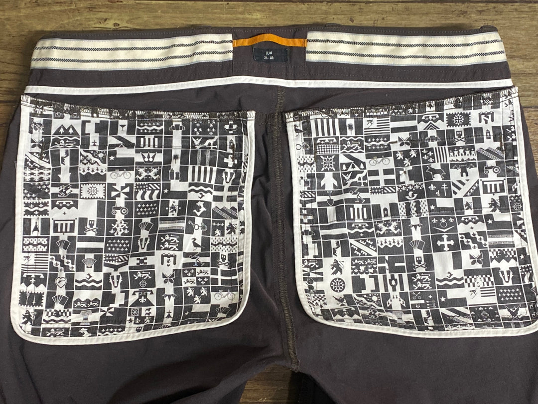KQ643 ラファ Rapha TECHNICAL TROUSER サイクルパンツ 茶 28W 30L