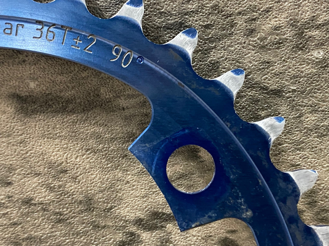 JP621 スミス SMITH バロックギア Baroque Gear インナーチェーンリング 青 36T±2 90°