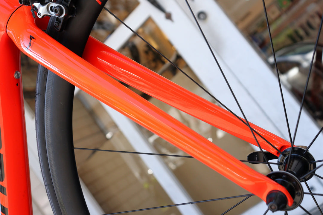 キャノンデール CANNONDALE スーパーシックス エヴォ SUPERSIX EVO Hi-Mod 2017モデル 56サイズ スラム レッド e-Tap 11S 電動 カーボン ロードバイク 【横浜店】