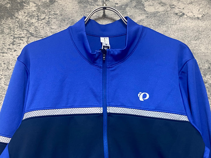 JW041 パールイズミ PEARL iZUMi 長袖サイクルジャージ 青 MEN'S XL