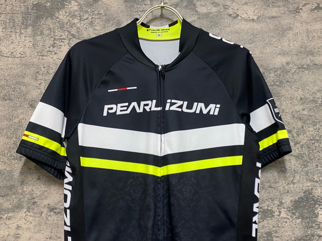 JO282 パールイズミ PEARL iZUMi 半袖サイクルジャージ  黒 黄 M