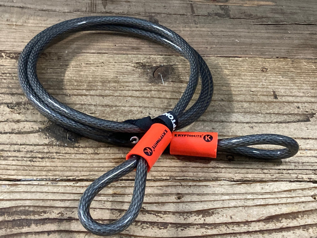 KP740 クリプトナイト KRYPTONITE フレックスケーブル ワイヤー錠 オレンジ