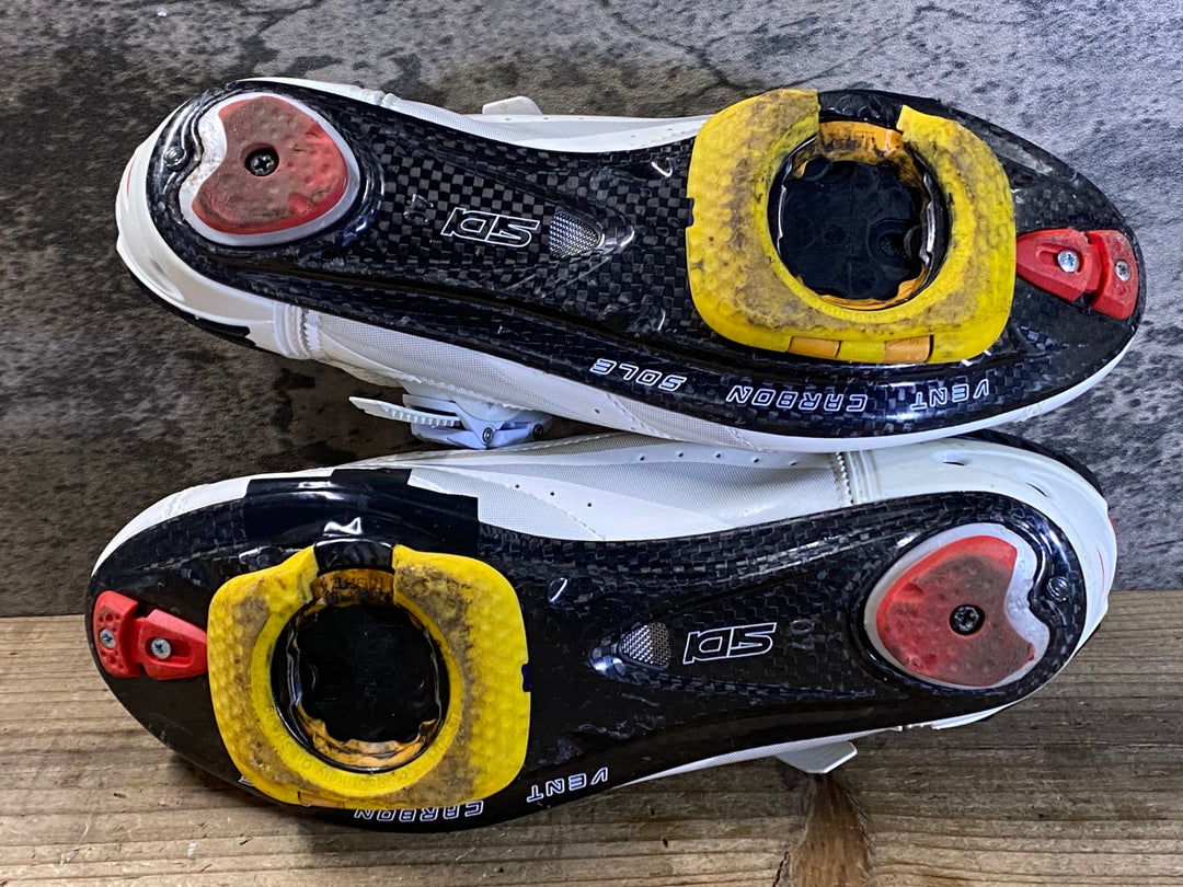 JS642 シディ SIDI エルゴ カーボン ERGO3 CARBON ビンディングシューズ 白 EU40