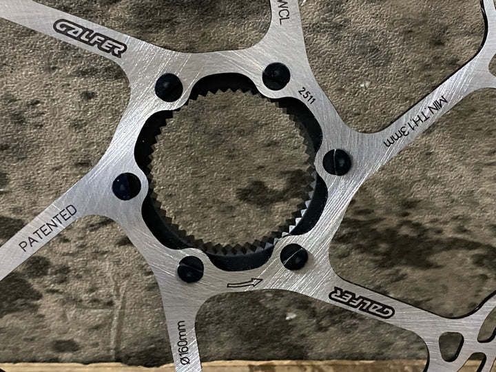 KA133 ガルファー GALFER DISC WAVE BRAKE ROTOR 160/140mm 2枚セット 未使用