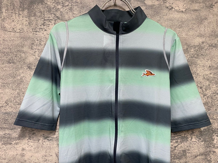 KD390 カフェドシクリステ Cafe du Cycliste AUDAX 半袖 サイクルジャージ 緑 M