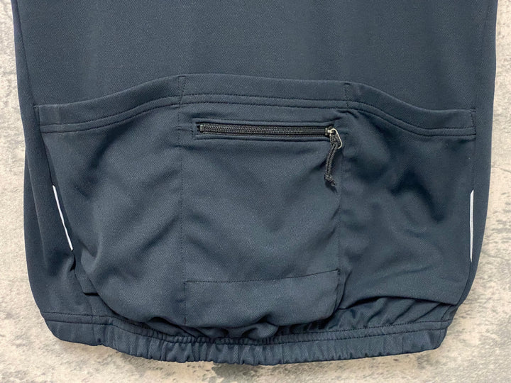KJ045 パールイズミ PEARL iZUMi 半袖 サイクルジャージ 黒グレー M