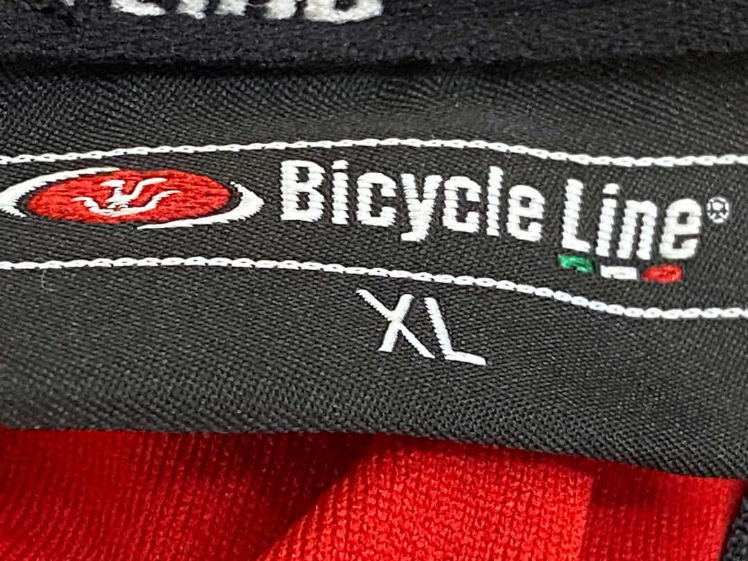 JV395 バイシクルライン Bicycle Line 半袖 サイクルジャージ 赤 XL