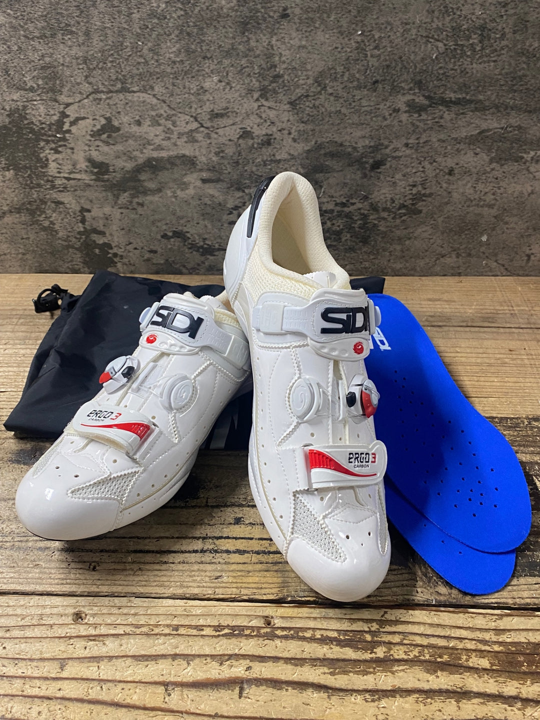 KI021 SIDI エルゴ カーボン ERGO3 CARBON ビンディングシューズ 白 EU44