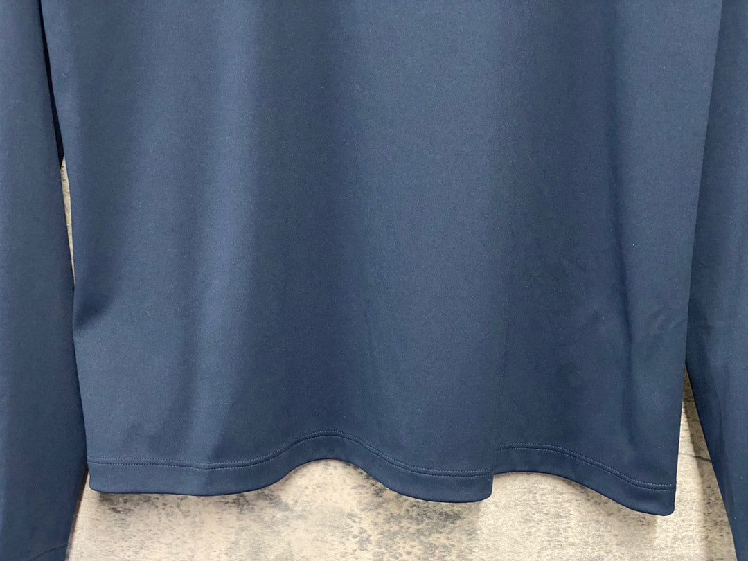 JU128 ラファ Rapha MEN`S ACTIV HALF ZIP 長袖 シャツ 濃紺 S
