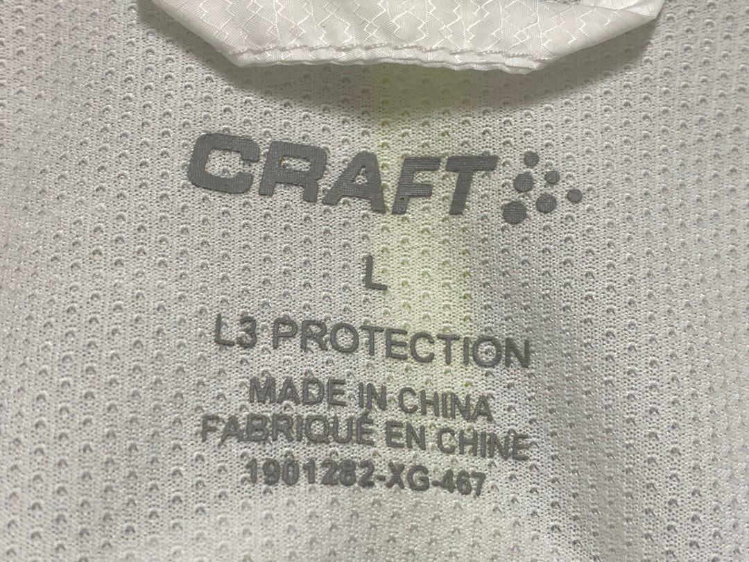 KG503 クラフト CRAFT ジレ サイクルベスト 白 L