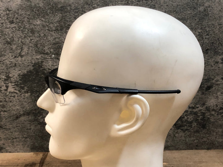 KB203 オークリー OAKLEY HALF JACKET サングラス アイウェア 黒 レンズ付属 ※レンズ小傷 イヤーソックス加工