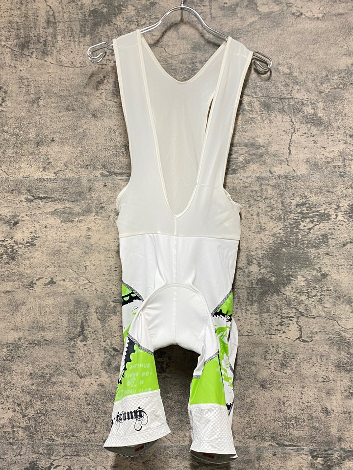 KB078 パールイズミ PEARL iZUMi ビブショーツ 白 緑 M