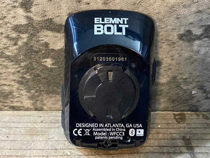 JX110 ワフー Wahoo エレメント ボルト ELEMENT BOLT WFCC3 サイクルコンピューター 動作確認済