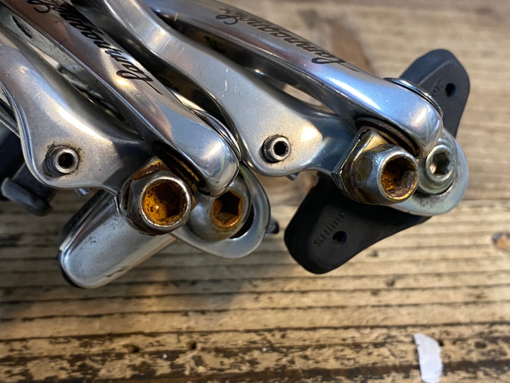IQ796 カンパニョーロ CAMPAGNOLO コーラス CHORUS キャリパーブレーキ 前後セット シルバー ※ブレーキシュー社外品
