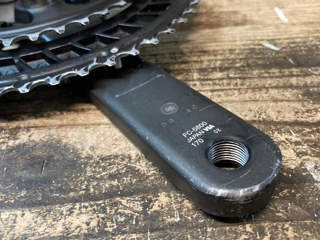 JC023 シマノ SHIMANO 105 FC-5800 クランクセット 170mm 52/36T