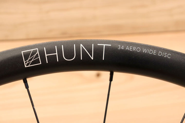 ハント HUNT 34 エアロワイド AEROWIDE DISC アルミ チューブレスレディ ホイールセット シマノ11/12s 【千葉店】