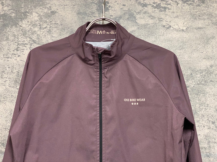 JO059 OSS BIKE WEAR 長袖 ウィンドブレーカー シェルジャケット 茶 M