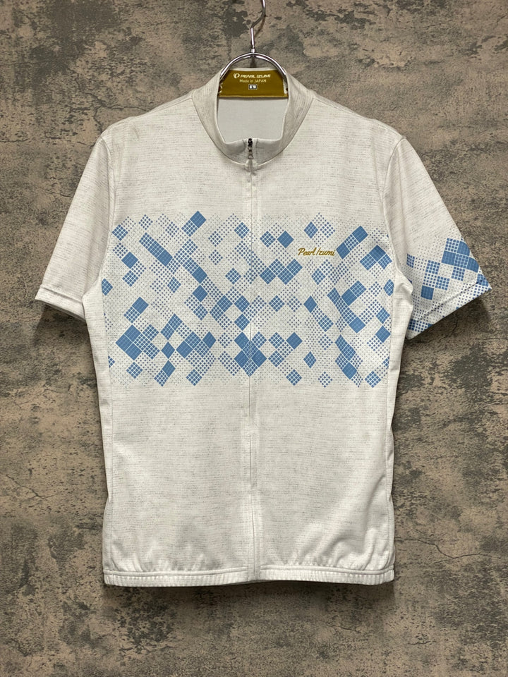 JU135 パールイズミ PEARL iZUMi 半袖 サイクルジャージ 白水色 L