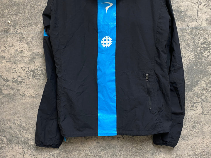 JN160 ラファ Rapha SPRAY JACKET 長袖 ウィンドブレーカー 黒 L TEAM Sky