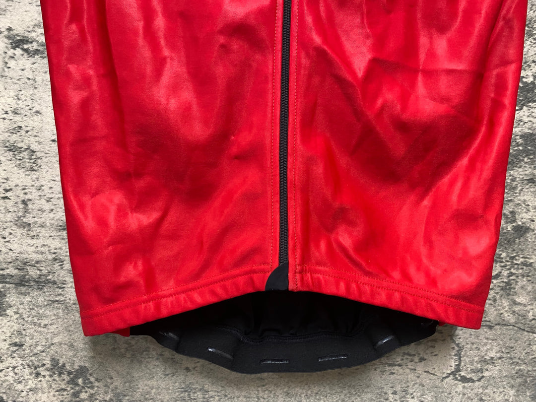 KB490 アソス ASSOS MILLE GT Spring Fall Vest C2 サイクルベスト ジレ 赤 M
