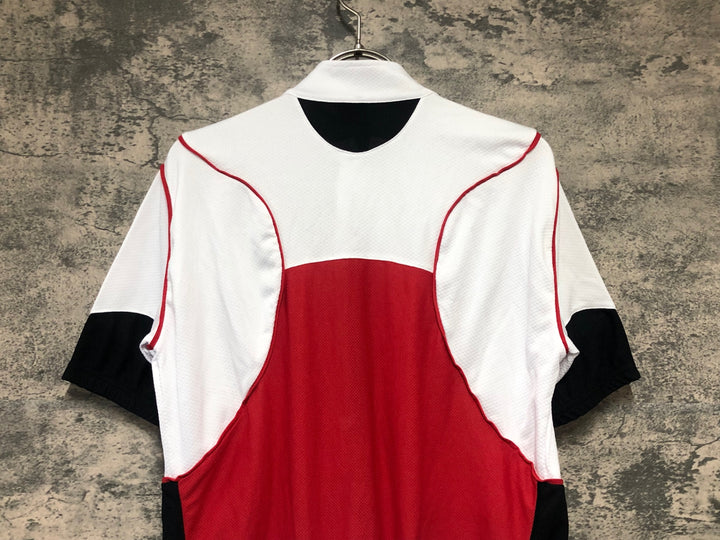 KL255 スポーツフル sportful 半袖 サイクルジャージ 白 赤 M