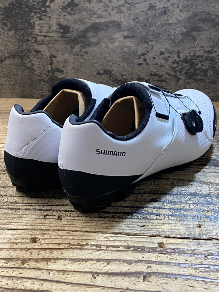 JW658 シマノ SHIMANO XC3 SH-XC300 W01S ビンディングシューズ EU42 SPD 白 ※未使用