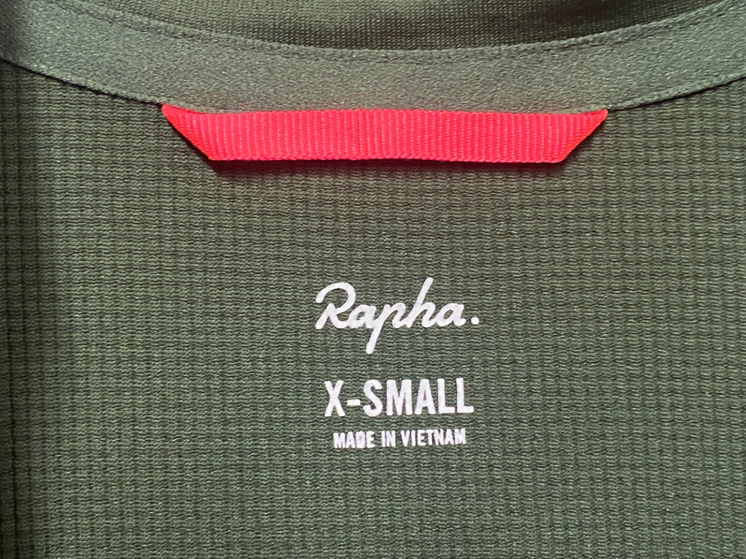 JH762 ラファ Rapha BREVET LIGHT WEIGHT JERSEY 半袖サイクルジャージ 緑 XS