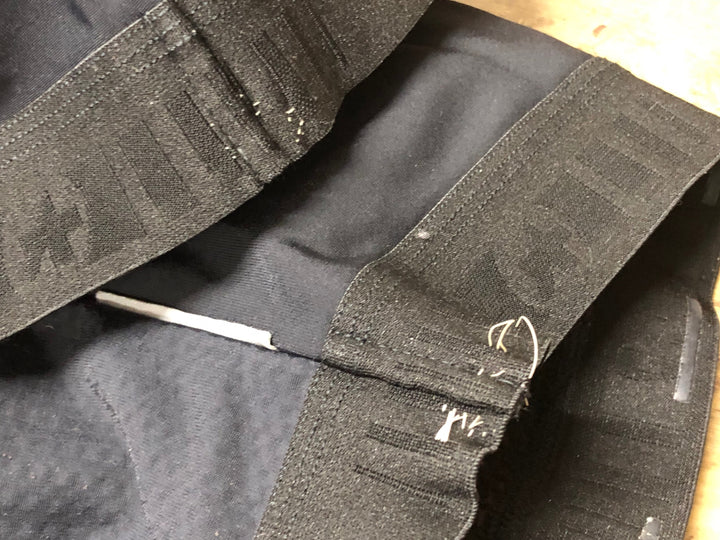 JV842 アソス ASSOS ビブショーツ 黒 L 裏起毛 ※劣化大の為ジャンク
