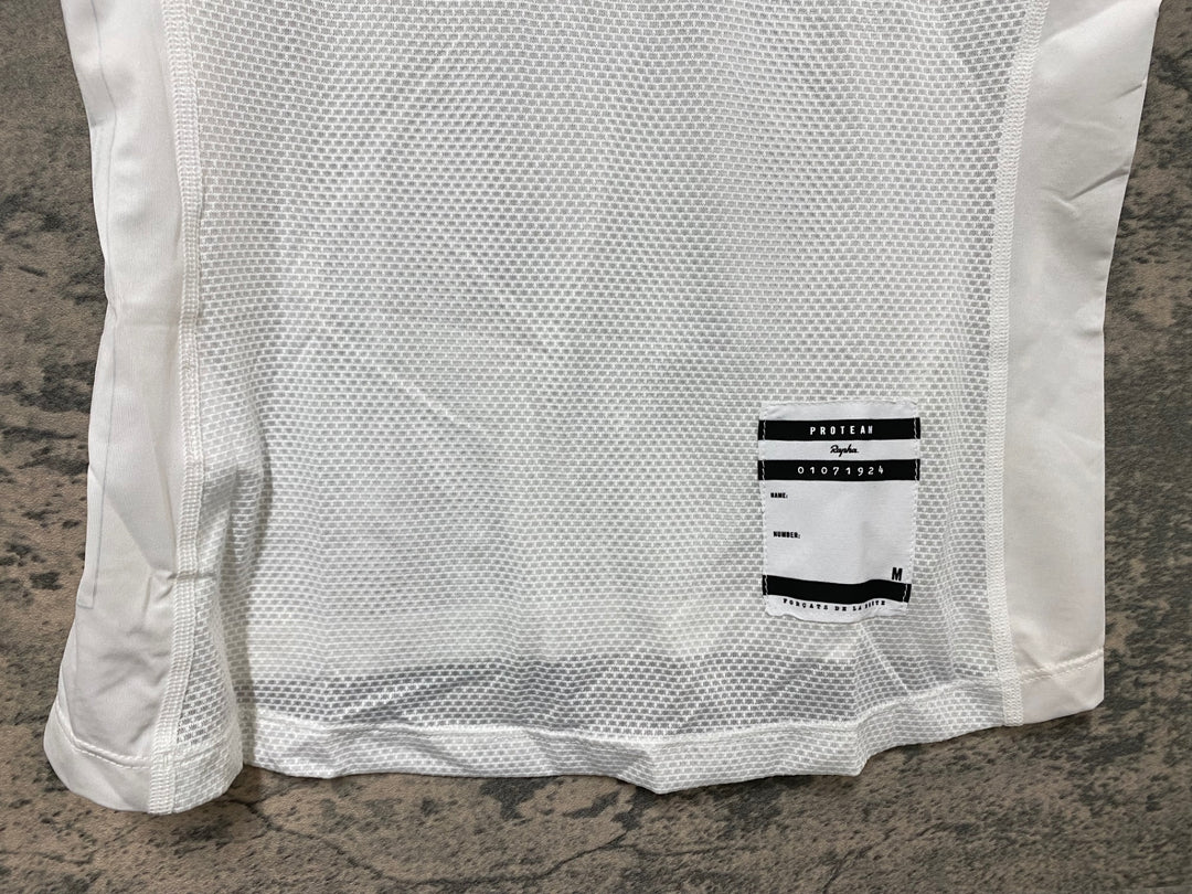 JY636 ラファ Rapha PRO TEAM BASE LAYER SHORT SLEEVE 半袖 ベースレイヤー 白 M メッシュ 未使用