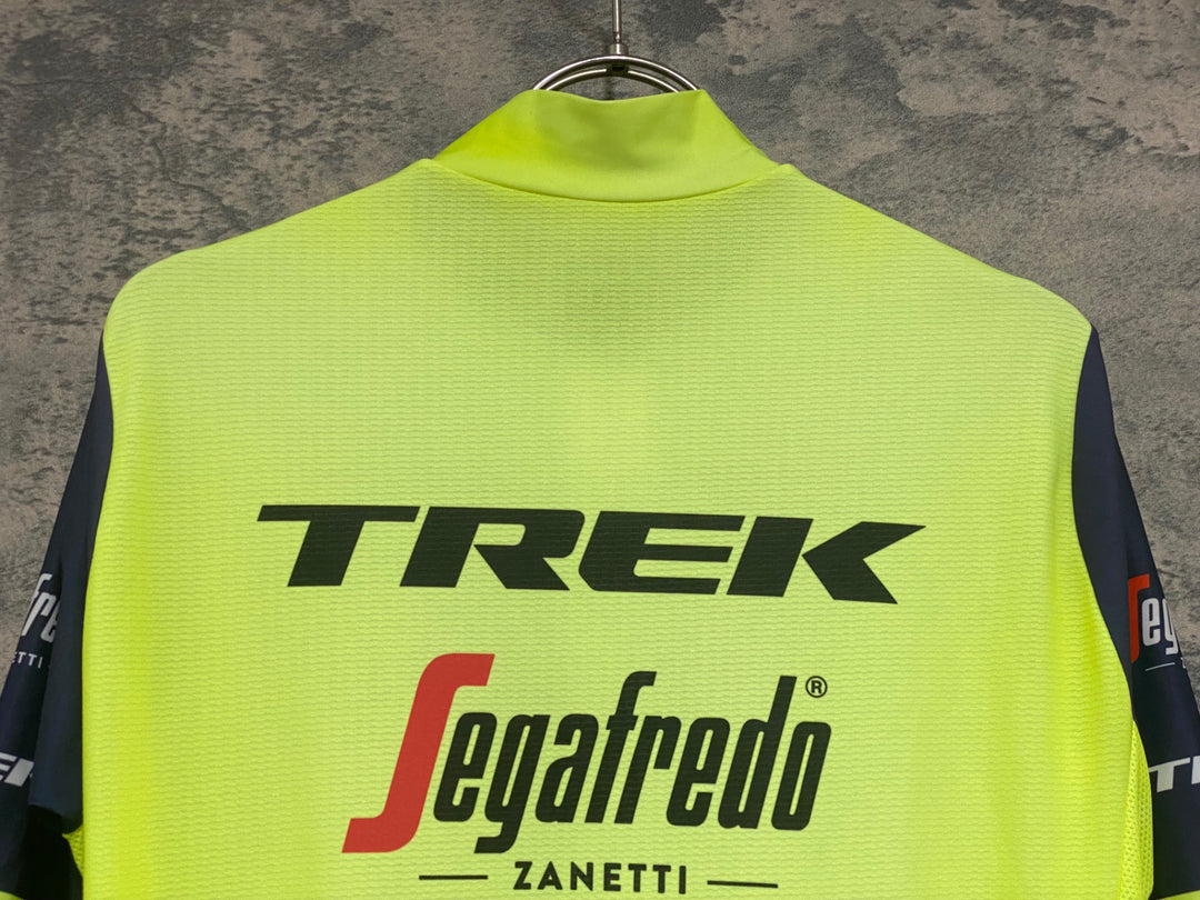 KF179 サンティーニ Santini 半袖 サイクルジャージ 黄 S TREK Segafredo
