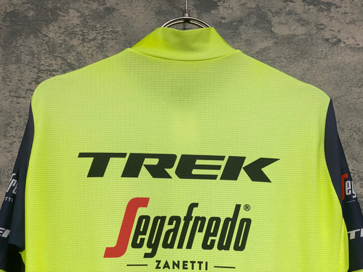 KF179 サンティーニ Santini 半袖 サイクルジャージ 黄 S TREK Segafredo