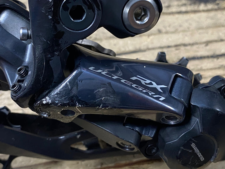 JE049 シマノ SHIMANO アルテグラ ULTEGRA RD-RX805 リアディレイラー GS Di2 TOKENプーリー 動作確認済 ※タッチアップ痕