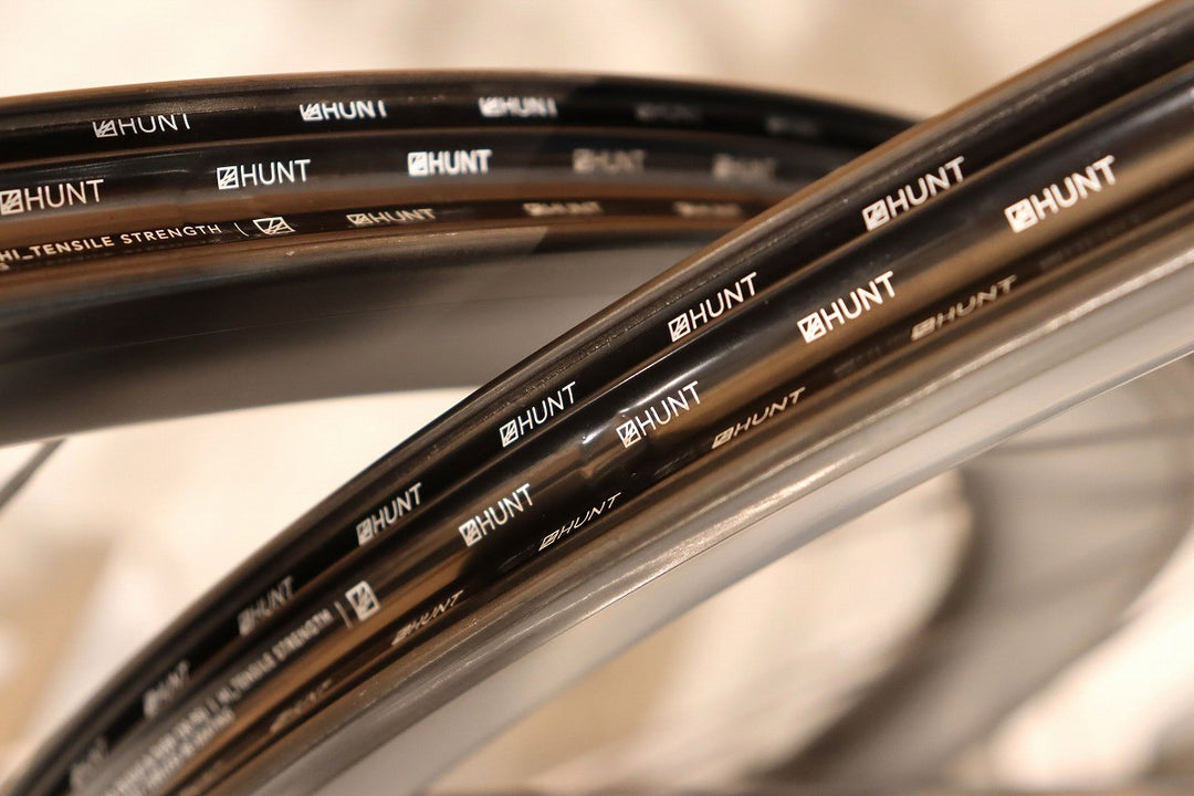 ハント HUNT カーボンスポーク 50 UD CARBON SPOKE カーボン チューブレス ホイールセット シマノ12S/11S 19C 【千葉店】