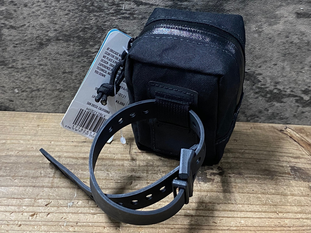 KE731 オルケース ORUCASE X-PAC サドルバッグ 0.5L ブラック