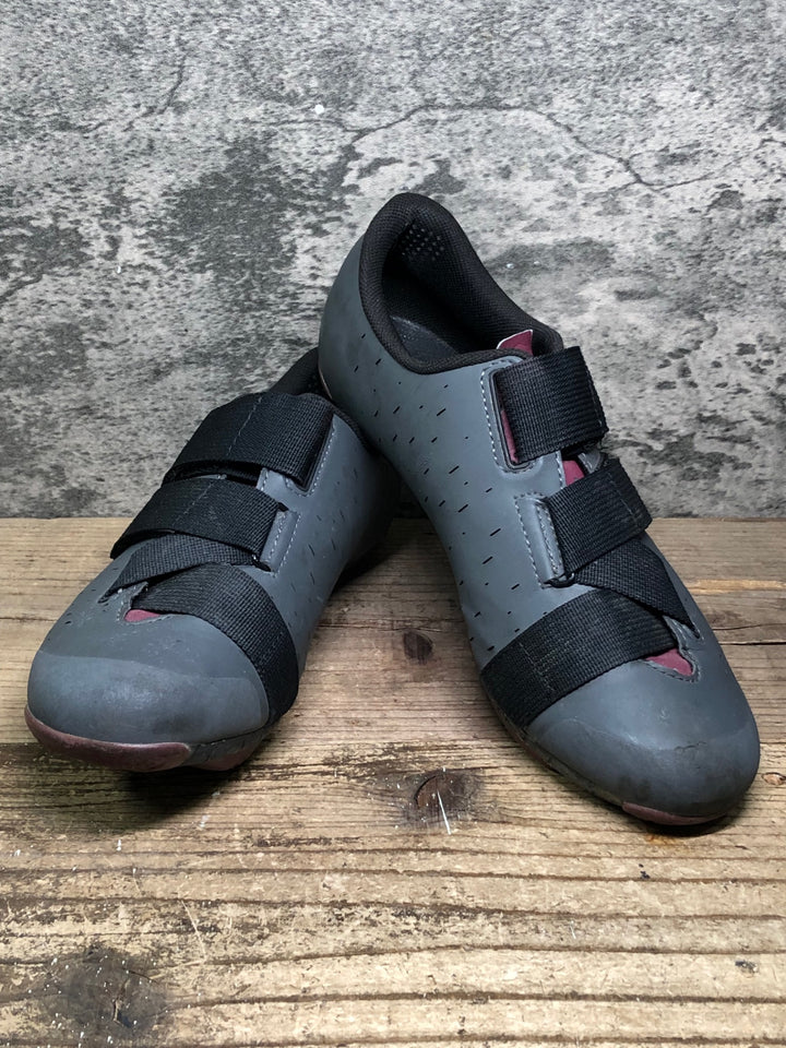 JI819 フィジーク fizik テラ TERRA POWERSTRAP X4 shors ヴィンディングシューズ 2穴 グレー EU42.5