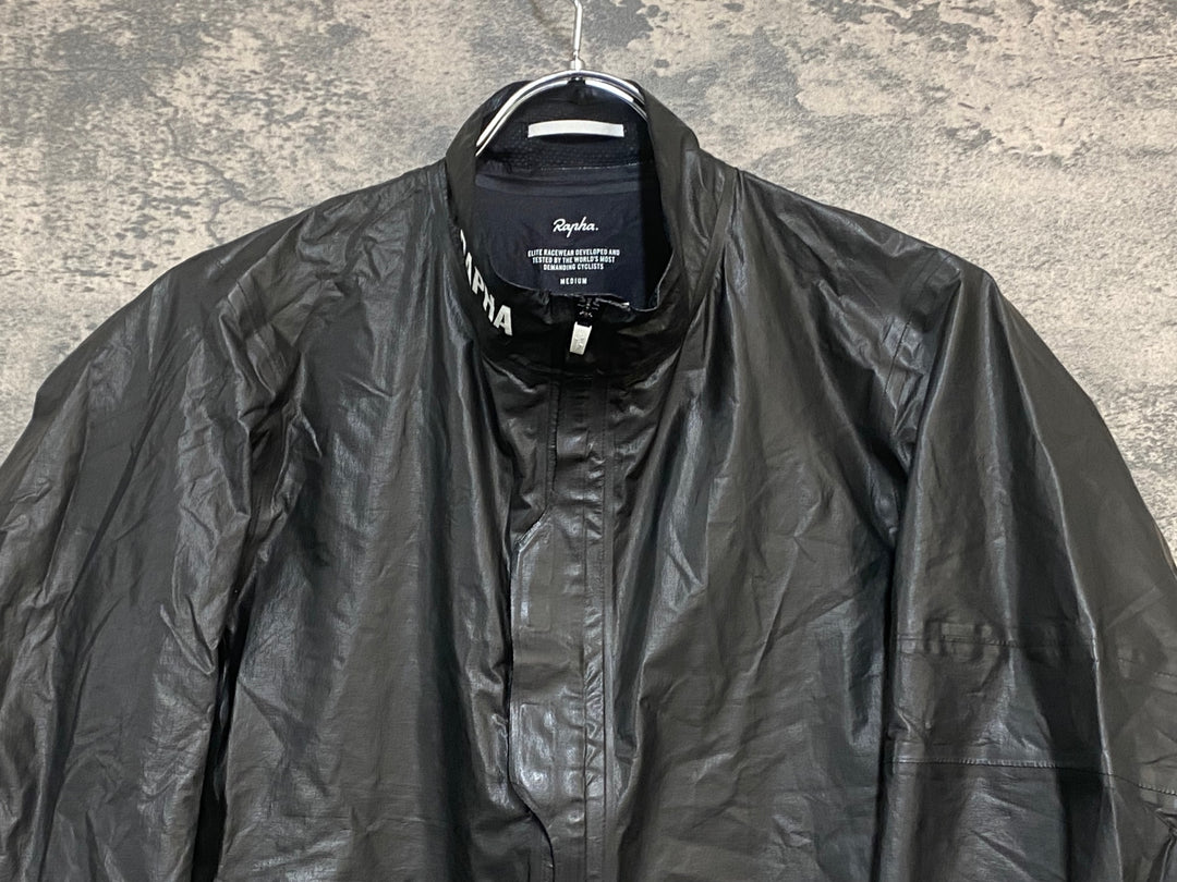KR262 ラファ Rapha PRO TEAM LIGHTWEIGHT GORE-TEX JACKET 長袖 サイクルジャケット 黒 M