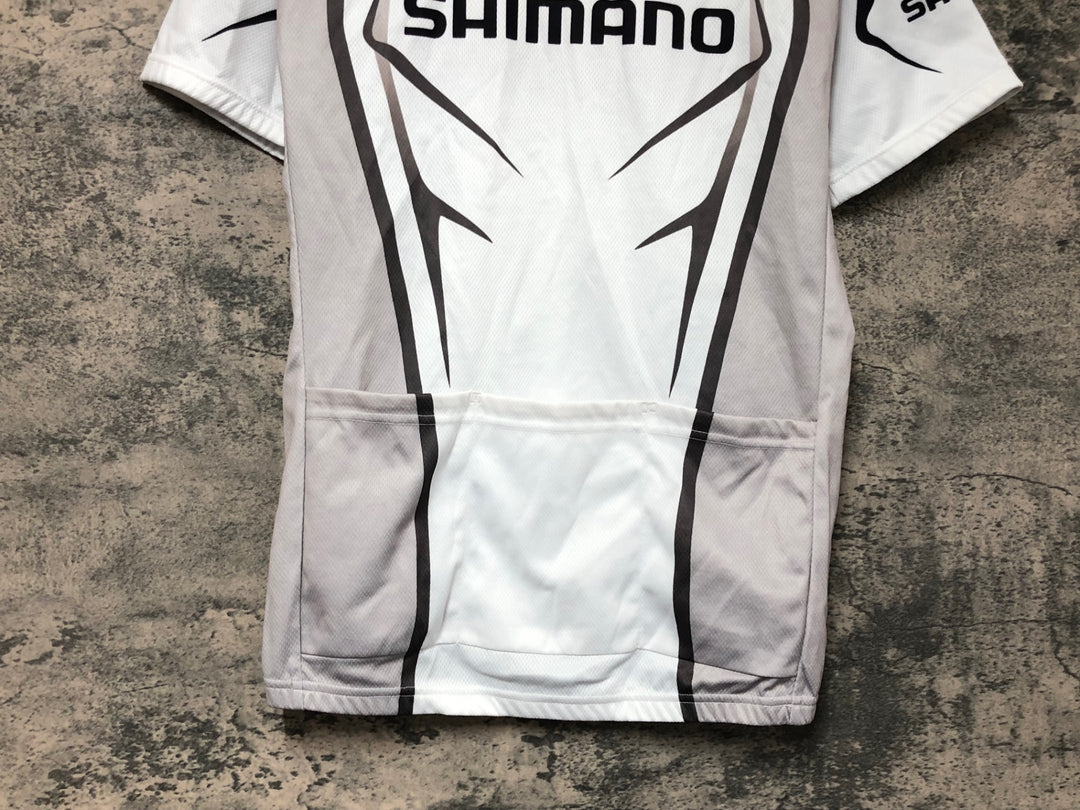 JW260 シマノ SHIMANO 半袖 サイクルジャージ 白 L
