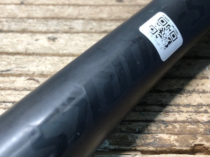JK923 スペシャライズド SPECIALIZED S-WORKS カーボン シートポスト 27.2mm alloy rail ※レール固定部非純正、カット済み、凹みのためジャンク