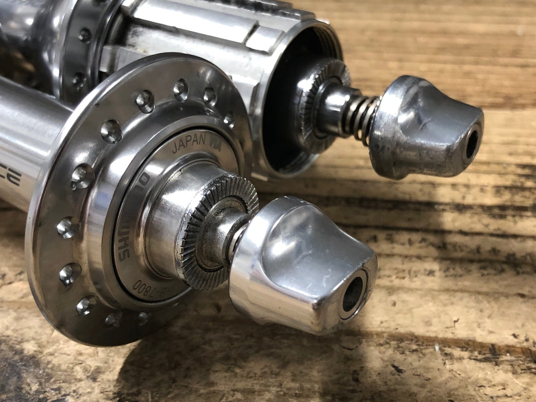 KM542 シマノ SHIMANO デュラエース DURA-ACE FH-7801 HB-7800 前後ハブセット 32H/32H