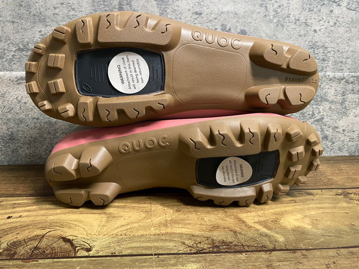JE426 クオック QUOC GRAN TOURER ビンディングシューズ 2穴 ピンク EU43