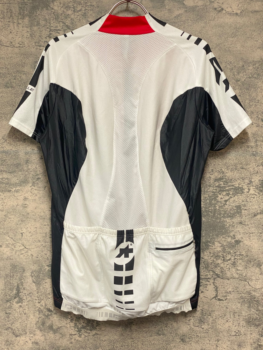KB859 アソス assos SS.MILLE 半袖 サイクルジャージ 赤 白 M
