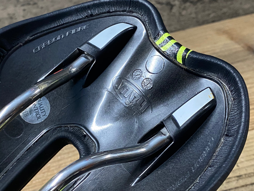 KJ133 セライタリア SELLE ITALIA SLR TEAM EDITION サドル 黒黄 Ti316 レール