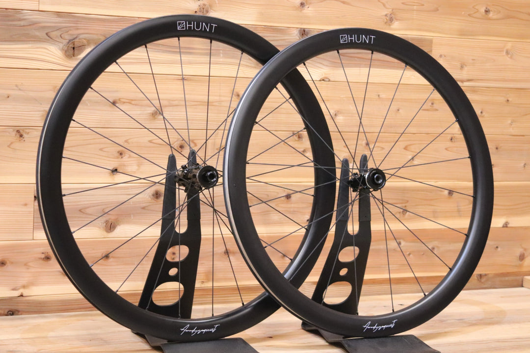 ハント HUNT 44 AERODYNAMICIST CARBON DISC カンパ 11S/12S 20C カーボン チューブレス ホイールセット 【広島店】