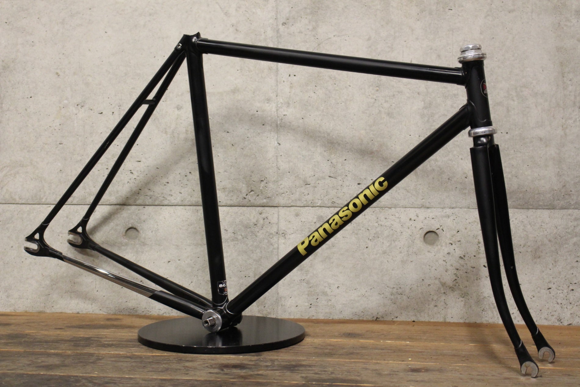 Panasonic パナソニッピスト フレーム njs仕様 競輪 パナソニック Panasonic クロモリ ピスト トラック 競輪 NJS フレーム