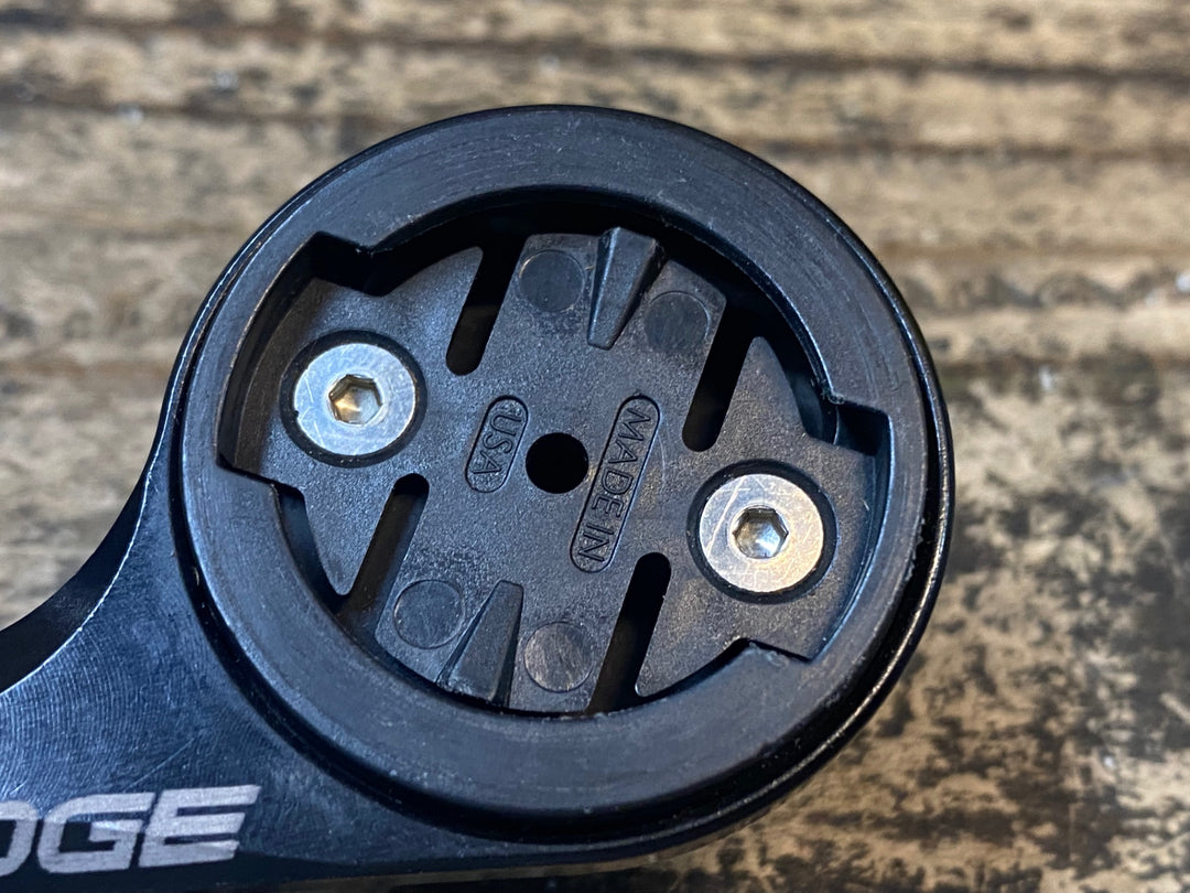 JK992 ケーエッジ K-EDGE 片持 サイコンマウント 黒 Φ31.8 GARMIN/GoPro ※錆あり