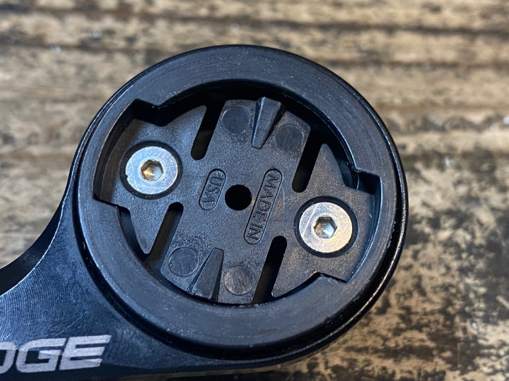 JK992 ケーエッジ K-EDGE 片持 サイコンマウント 黒 Φ31.8 GARMIN/GoPro ※錆あり