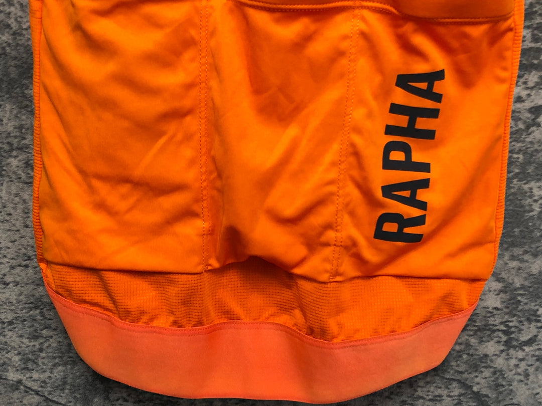 KL471 ラファ Rapha WOMEN'S PRO TEAM TRAINING JERSEY 半袖 サイクルジャージ オレンジ XXS レディース